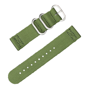 For Man 2 Piece of Green Nylon Watch Straps From CONKLY