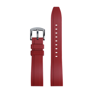 Wholesale Premium Wine Red Rubber Watch Strap Factory Watch Band Manufacturer for Each Brand Watches