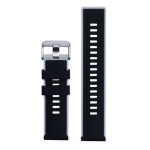 OEM Produce Gray And Black Silicone Rubber Watch Strap Factory Watch Band Manufacturer for Brand Watches From CONKLY Watch Band Supplier