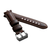 Outlet Dark Brown Italian Oil Wax Vintage Leather Handmade Leather Watch Strap in 22mm 24mm OEM Watch Band Genuine Leather From CONKLY Factory