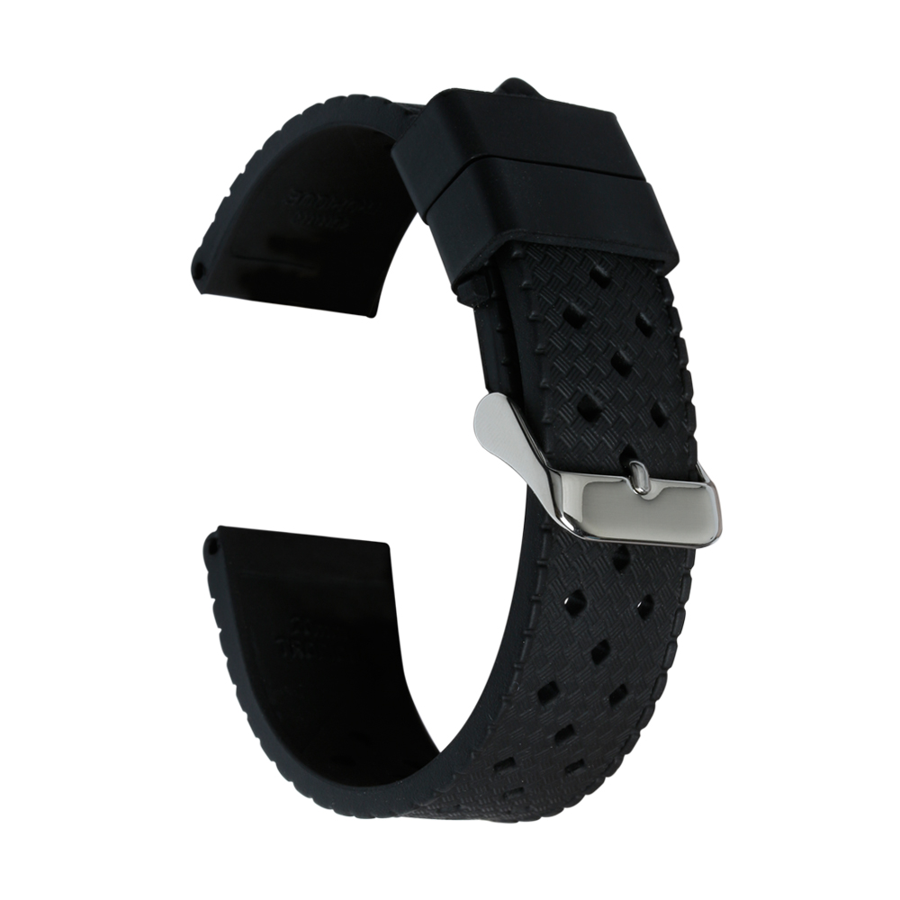 CONKLY Custom Black TPU Watch Band Manufacture Watch Strap Factory for Each Brand Watches