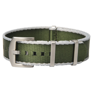 Buy Seat Belt Nato Watch Strap with Brushed Hardware Square Keeper in 20mm 22mm From CONKLY Factory