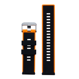 OEM Yellow And Black Silicone Rubber Watch Band Factory Watch Band Manufacturer for Brand Watches