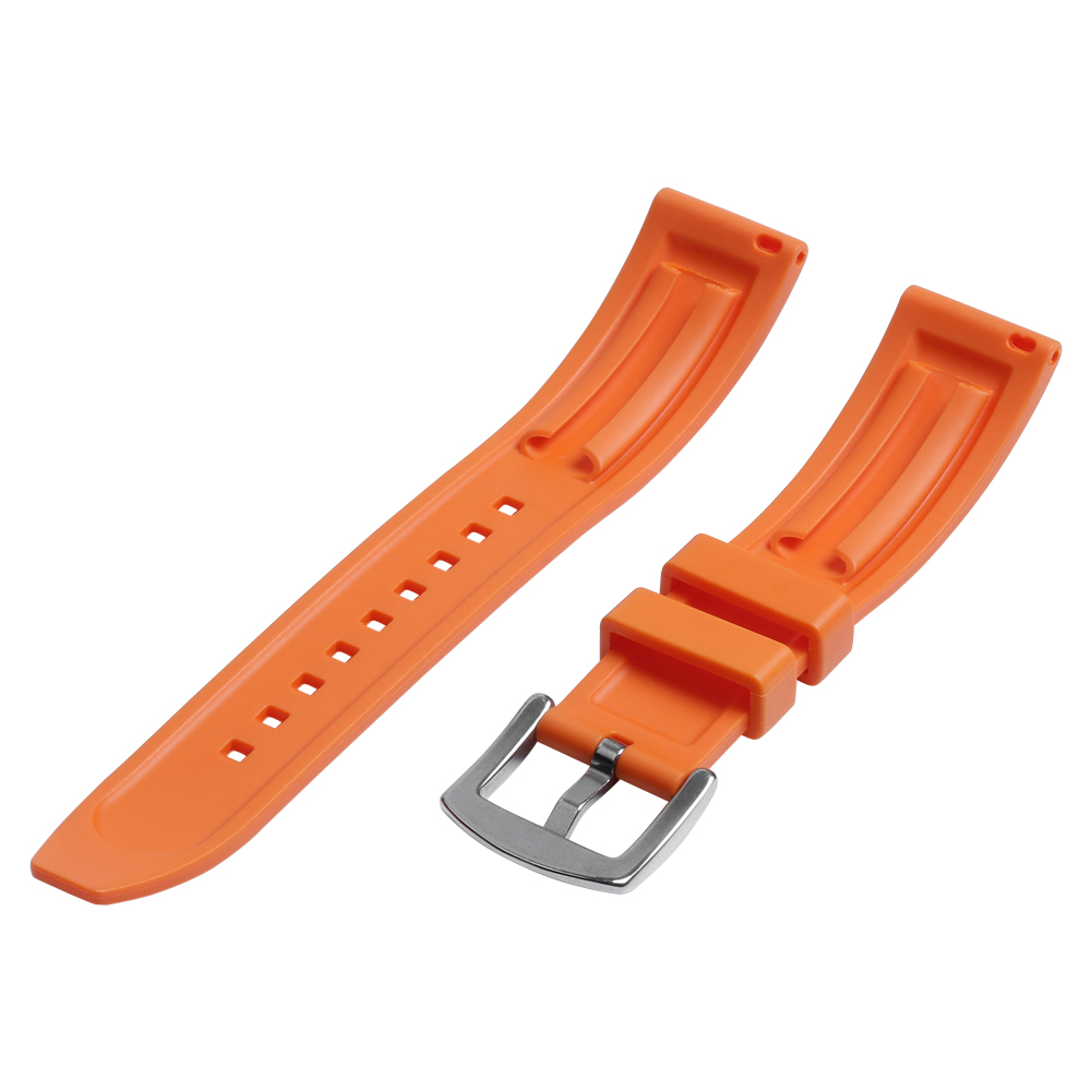 CONKLY Premium Orange Rubber Watch Straps Factory Watch Bands Manufacturer for Each Brand Watches in Many Size