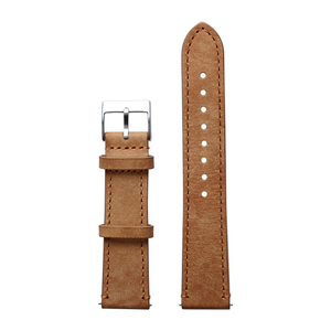 Hot Sell Brown Top Grain Genuine Leather Watch Band with Heavy Buckle in 20mm 18mm for CARTIER Tudor Mido Watches Brands