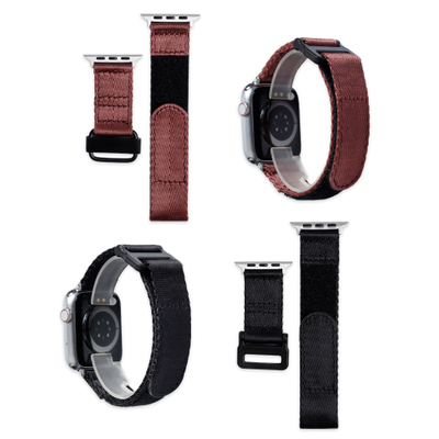 CONKLY OEM And Offer Velcro Watch Band for Apple Watch S8/S7/S6 with Nylon Material in 22mm And 24mm