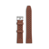 Custom Premium Brown FKM Fluorine Rubber Watch Band Embossed 3D Watch Strap for IWC Watches From CONKLY Watch Straps Manufacturer