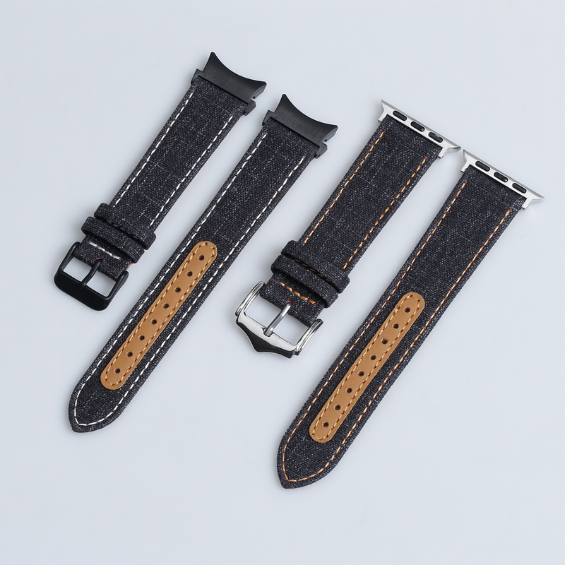 Wholesale Black Samsung Galaxy Watch Bands Apple Watch Straps Canvas