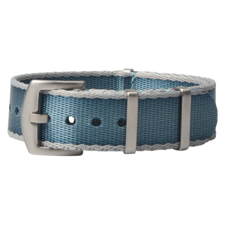 OEM Seat Belt Stripe Nylon Watch Bands with Brushed Hardware Square Keeper without Dye Fee