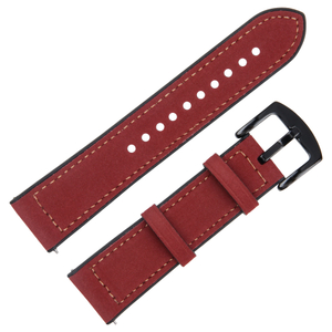 New Style 2 Piece of Wine Genuine Leather And Silcone Watch Band For Watches Company From CONKLY