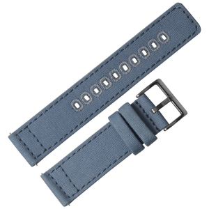Custom Cowboy Style 2 Piece of Canvas Watch Strap with Embroidery Hole Factory From CONKLY