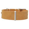 Handmade Light Brown Matte Leather Watch Straps with Heavy Buckle From CONKLY