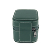 OEM Green Leather Single Slot Watch Box Anti-Scratch Zippered Travel Case