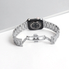 Luxury 304L Stainless Steel Metal Link Bracelet for Apple Watch - Integrated Connector Design - Wholesale B2B Custom Edition