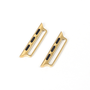 Wholesale CNC One-Piece Integrated Adapter for Apple Watch Band Series 9 8 7 SE Ultra 2 - Solid Metal Lug Connector