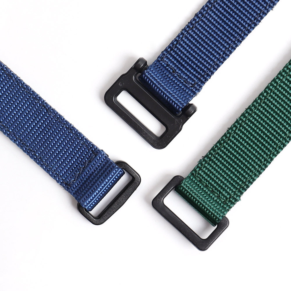 Universal Tactical Nylon Leather Watch Band with Hook And Loop Closure