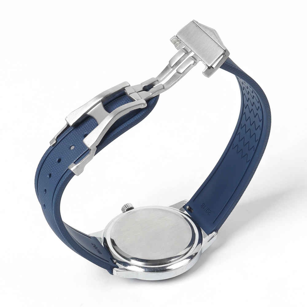 FKM Rubber Watch Strap Factory OEM ODM Wholesale Custom Logo Watch Band Manufacturer