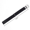 Green Black USA Nylon Material Apple Velcro Watch Band with Silicone Logo in 22mm