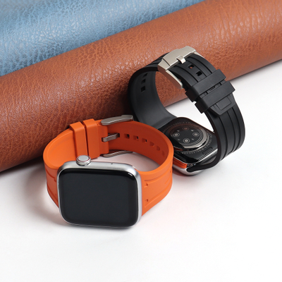 CONKLY Premium FKM Rubber Sport Strap for Apple Watch - High-Performance Fluororubber Band for B2B Wholesale