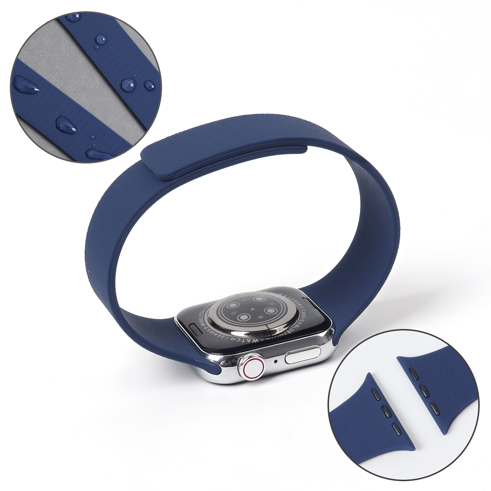 OEM Premium Magnetic Silicone Watch Band From Watch Straps Factory Accept Customized Color Size