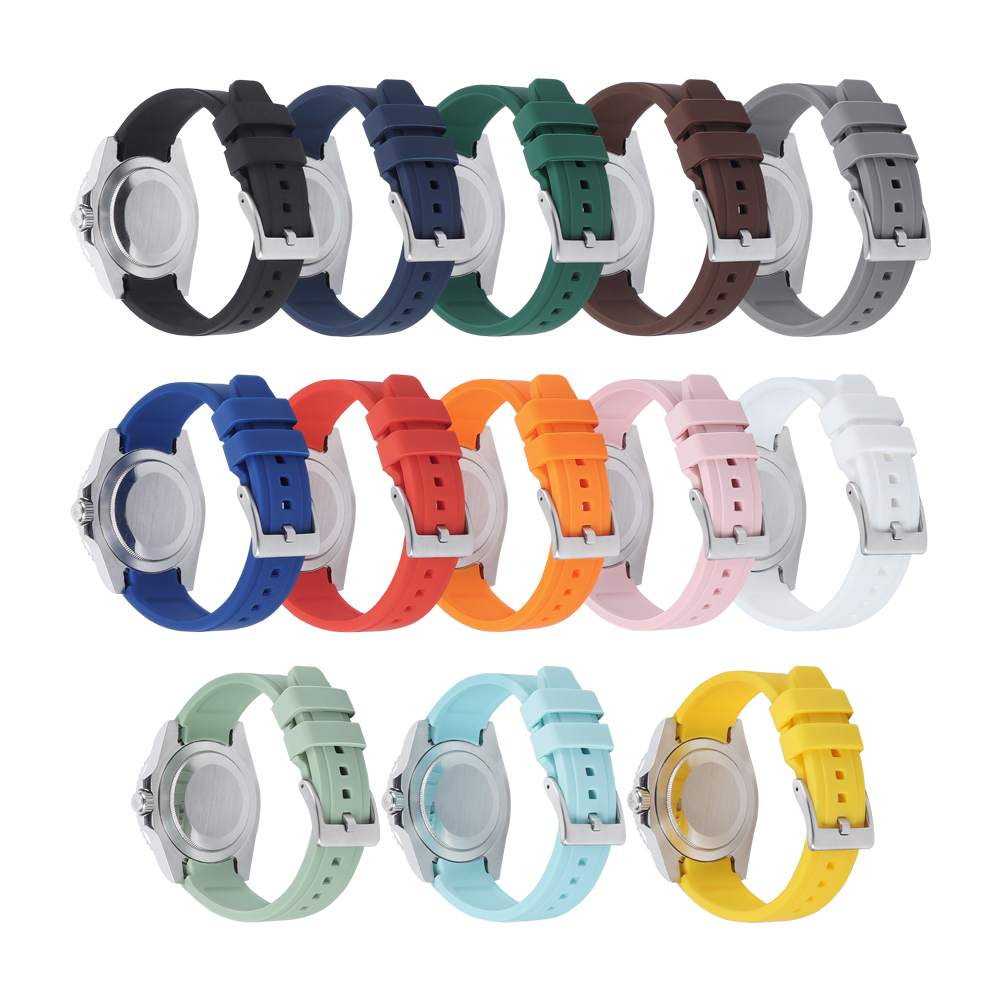 CONKLY Wholesale Silicone Watch Straps From Watch Bands Factory Accept Customized New Style for Watches Brands