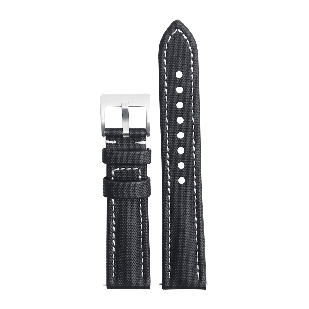 New Style Sailcloth Watch Straps with Brushed Heavy Buckle with New Material in 18mm-20mm-22mm for Watches Brand