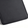 Wholesale OEM Black Leather Single Watch Travel Case with Dual Snap Fasteners