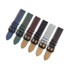 OEM Two-Tone Hand-Stitched Leather Watch Strap | Double-Layered Techwear Rugged Watch Band Wholesale