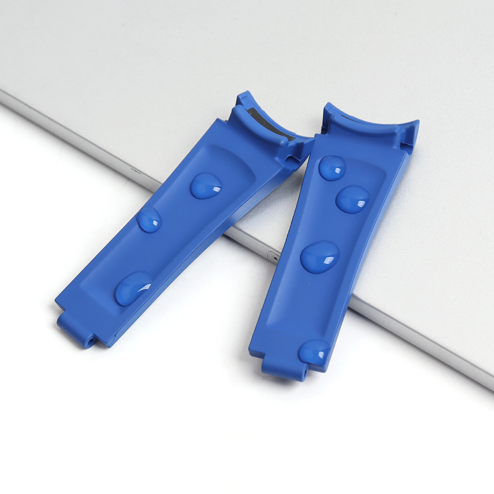 Curved End FKM Rubber Watch Strap Compatible with Rolex Submariner 20mm B2B Wholesale