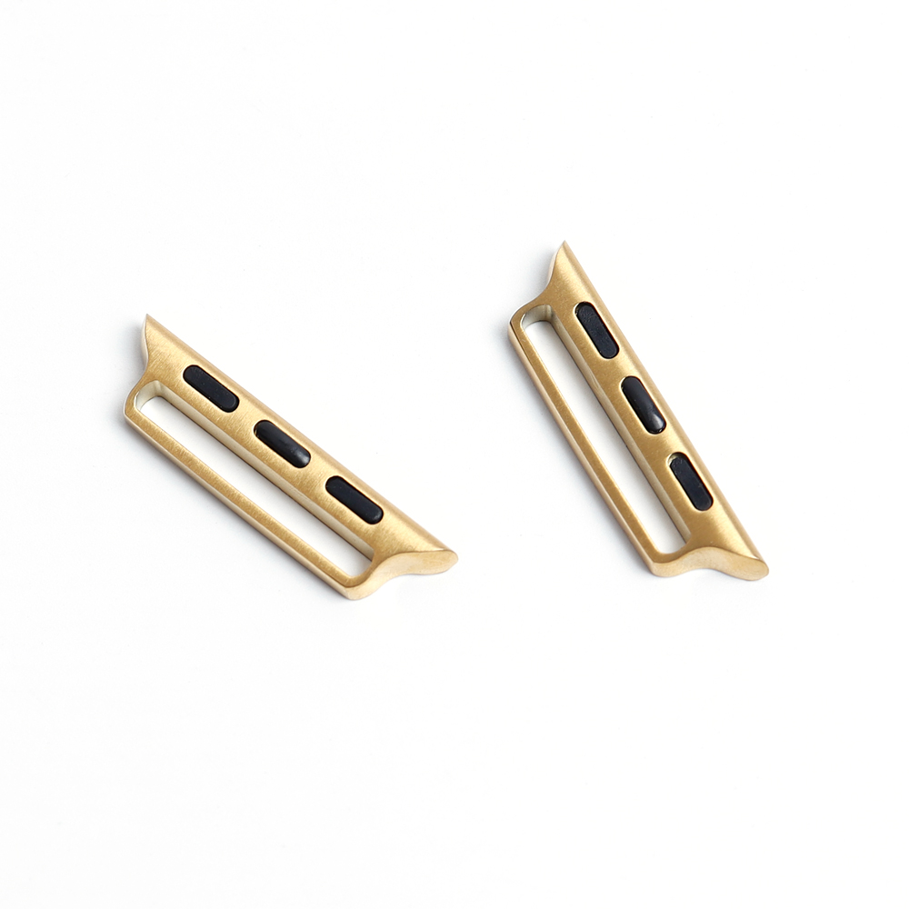 Wholesale CNC One-Piece Integrated Adapter for Apple Watch Band Series 9 8 7 SE Ultra 2 - Solid Metal Lug Connector