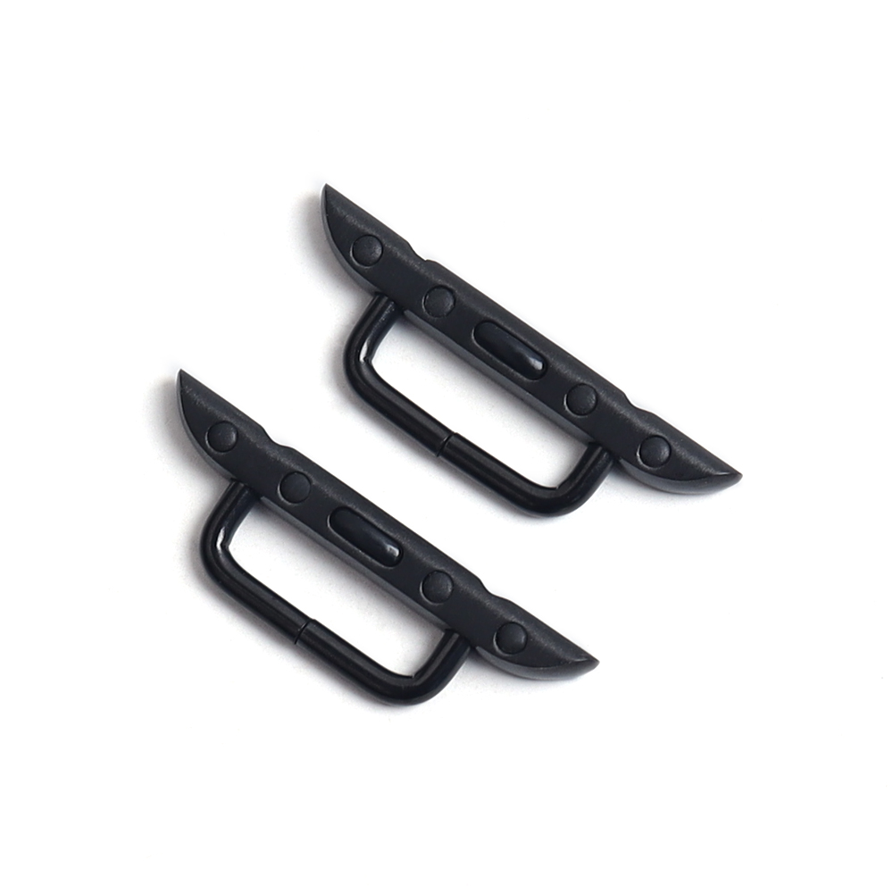 Wholesale Slim Curved Tube Adapter for Apple Watch Band - Narrow Bar Lug Connector for Small Size Straps