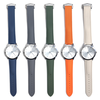 FKM Rubber Watch Strap Factory OEM ODM Wholesale Custom Logo Watch Band Manufacturer