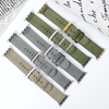 CONKLY Seatbelt Nylon Apple Watch Band in 20mm 22mm Green And Grey Color Apple Watch Strap Factory