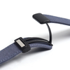 Snap Black Canvas Watch Bands with New Stitching in 22mm For Watch Company