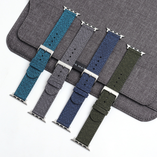 Performance Sailcloth Strap for Apple Watch - Premium Water-Resistant Patchwork Band - B2B Wholesale Custom Factory