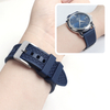 Textured Waffle FKM Fluoroelastomer Watch Strap Heavy Duty Stainless Steel Buckle Quick Release Sport Band