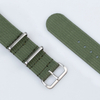 Wholesale Hot Sell Ribbed Watch Band Army Color in 20mm 22mm with NATO Band Brushed Hardware for OMEGA Watches