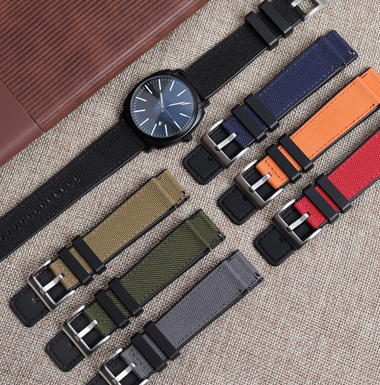 OEM Canvas+Silicone Watch Bands