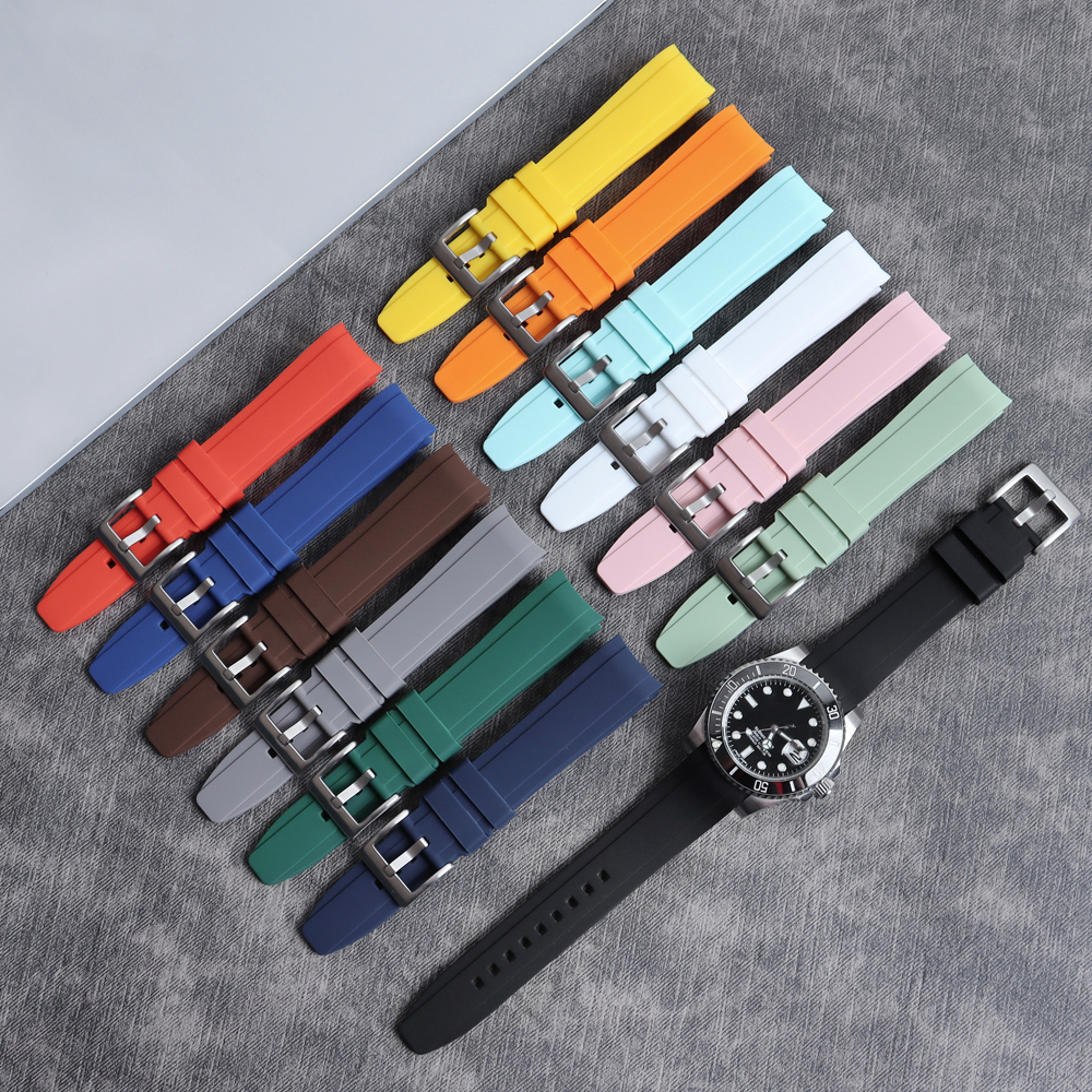 CONKLY Wholesale Silicone Watch Straps From Watch Bands Factory Accept Customized New Style for Watches Brands