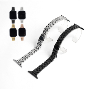 CONKLY Luxury 5-Link Jubilee Stainless Steel Strap for Apple Watch - Premium 304L Polished Metal Band - Wholesale B2B Custom