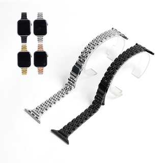 CONKLY Luxury 5-Link Jubilee Stainless Steel Strap for Apple Watch - Premium 304L Polished Metal Band - Wholesale B2B Custom