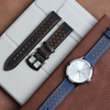 OEM Two-Tone Hand-Stitched Leather Watch Strap | Double-Layered Techwear Rugged Watch Band Wholesale