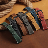 Custom Two-Tone Hand-Stitched Leather Watch Strap | Rugged Double-Layered Artisan Watch Band Wholesale