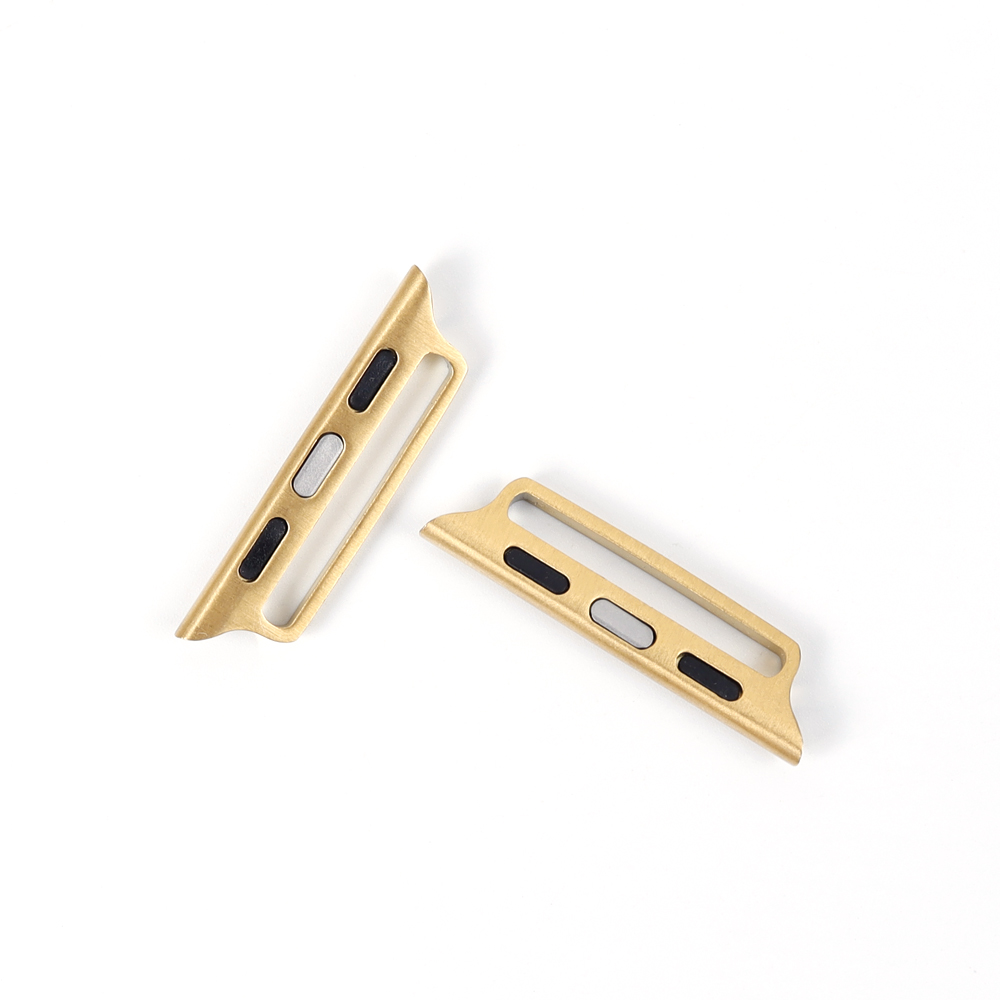 Wholesale CNC One-Piece Integrated Adapter for Apple Watch Band Series 9 8 7 SE Ultra 2 - Solid Metal Lug Connector