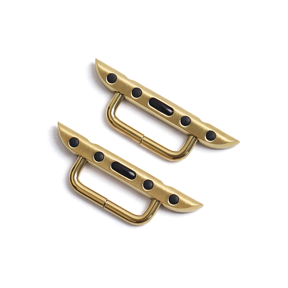 Wholesale Slim Curved Tube Adapter for Apple Watch Band - Narrow Bar Lug Connector for Small Size Straps