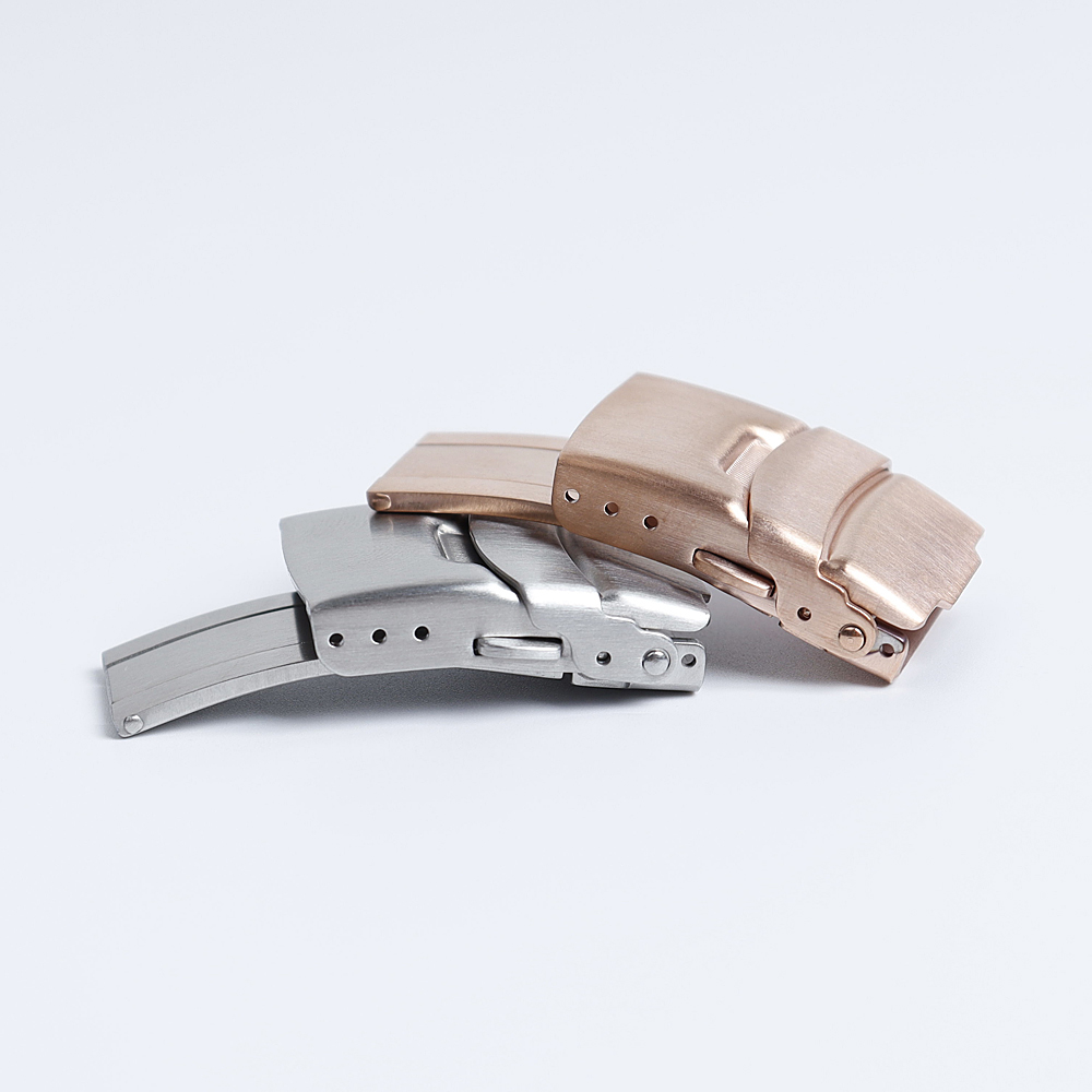 Offer 316L SS Deployment Clasp for Stainless Steel Watch Band Folding Buckle for Leather Watch Strap in 18mm 20mm 22mm
