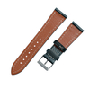 CONKLY-OEM Ming Blue Italian Oil Wax Leather Handmade Leather Watch Strap in 20mm 22mm Adaptation with Apple Watch Connector 38mm 42mm