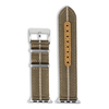 CONKLY OEM Nylon Apple Watch Strap with Leather Pads For Holes Nylon Watch Band Manufacturer in 20mm 22mm 24mm for Iwatch S8/S7/S6/S5