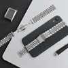 OEM 5-Link Stainless Steel Watch Strap with Dual Quick Release Pins, 18-24mm