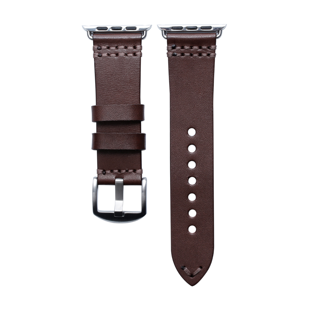 Luxury Oil-Waxed Genuine Leather Strap for Apple Watch - Retro Pull-up Leather Band - Premium B2B Wholesale